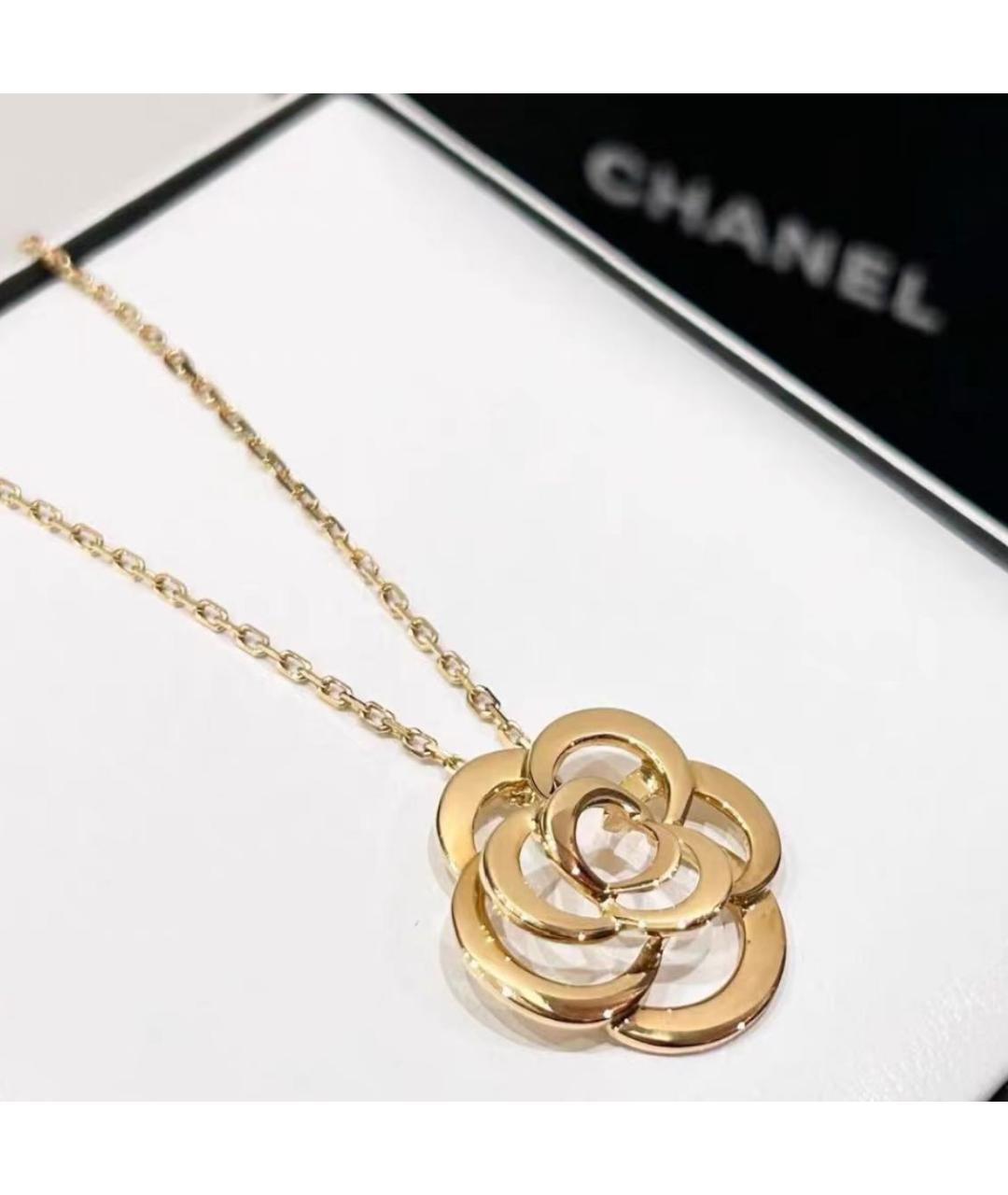 CHANEL Желтое колье из желтого золота, фото 6