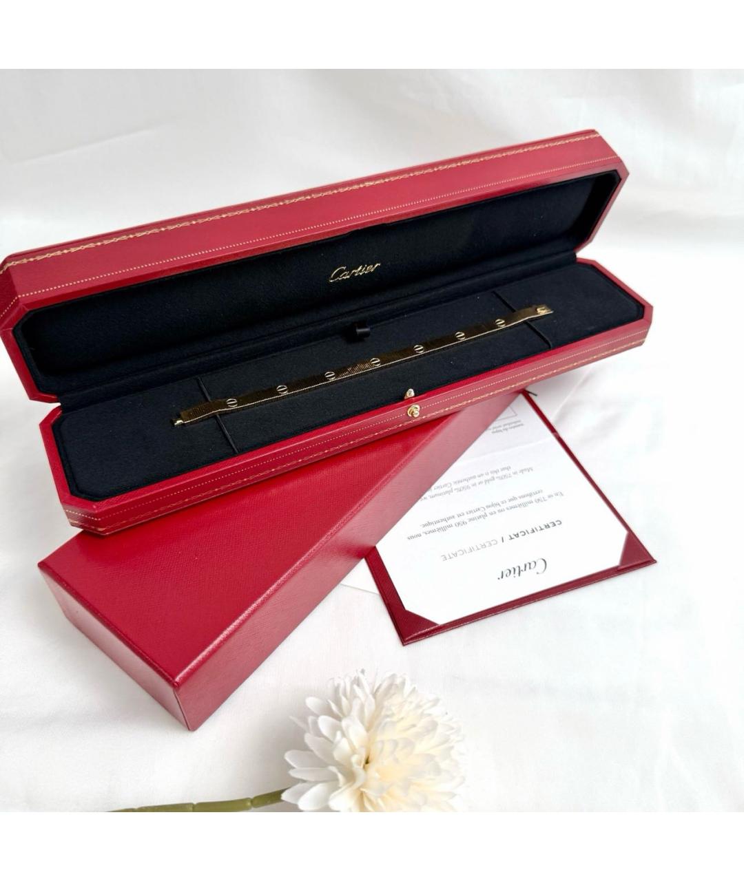 CARTIER Золотой браслет из желтого золота, фото 2