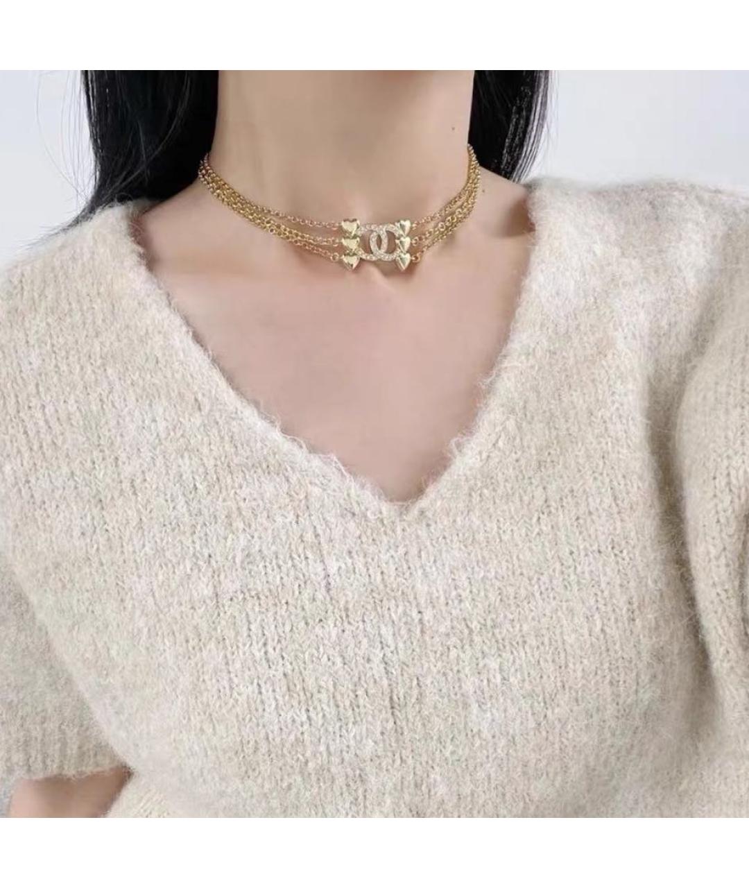 CHANEL Золотой чокер, фото 6