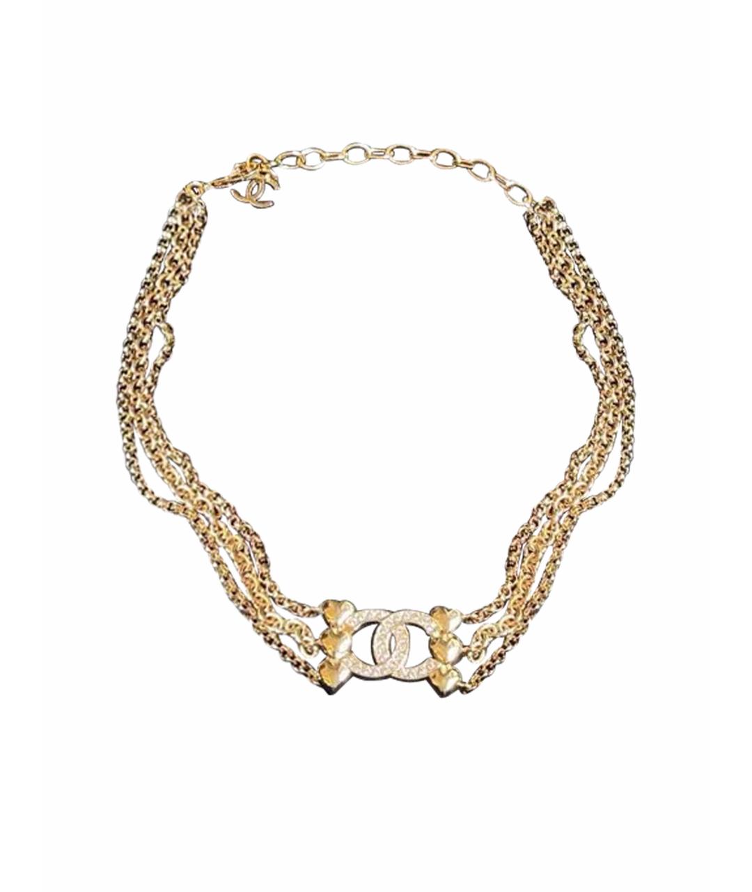 CHANEL Золотой чокер, фото 1