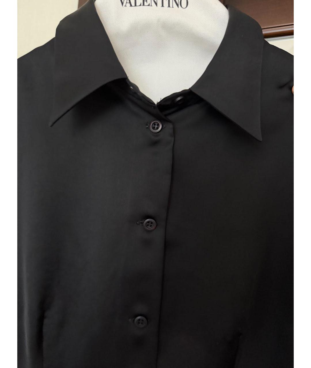 PRADA Черная полиамидовая блузы, фото 7