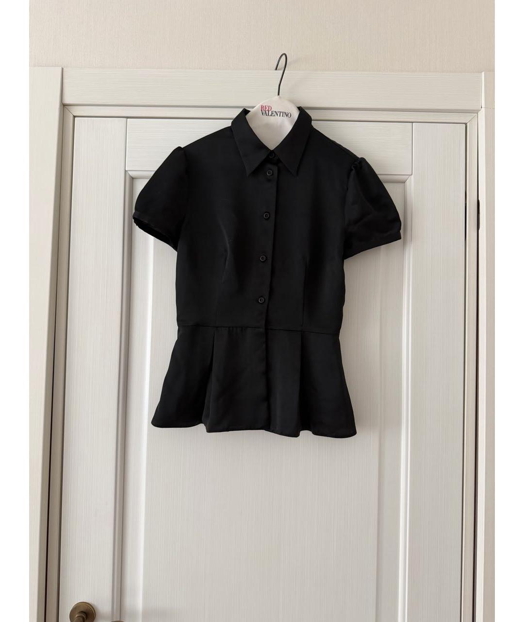 PRADA Черная полиамидовая блузы, фото 8