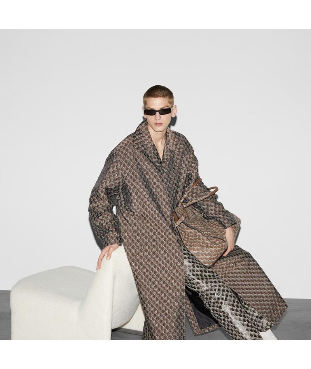 GUCCI Мульти полиамидовый тренч / плащ, фото 8