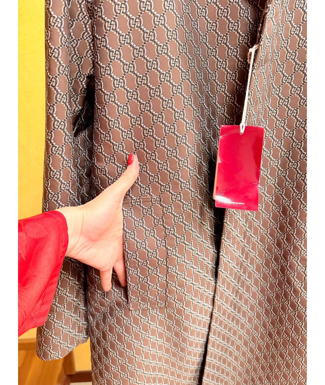 GUCCI Мульти полиамидовый тренч / плащ, фото 6