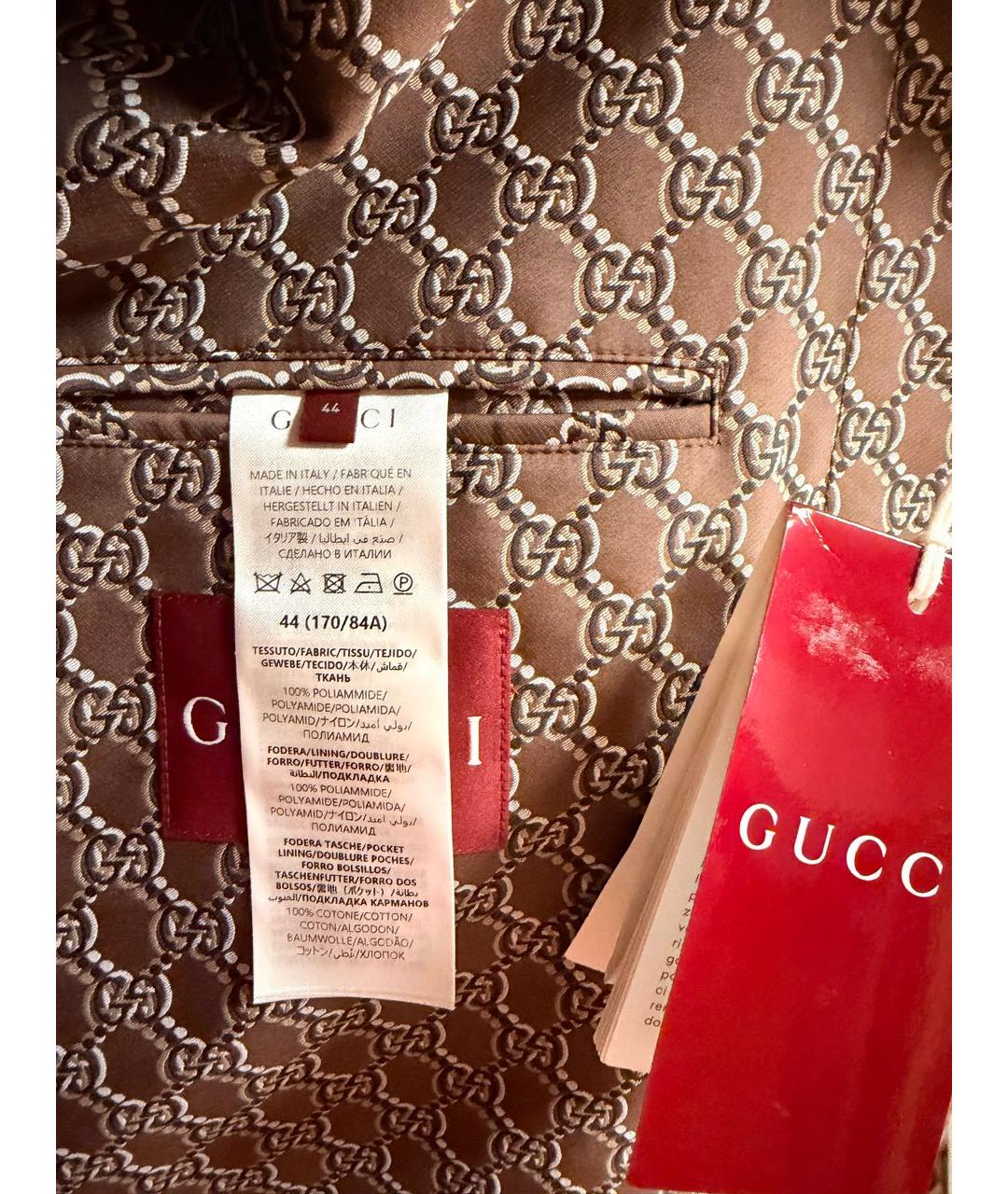 GUCCI Мульти полиамидовый тренч / плащ, фото 5