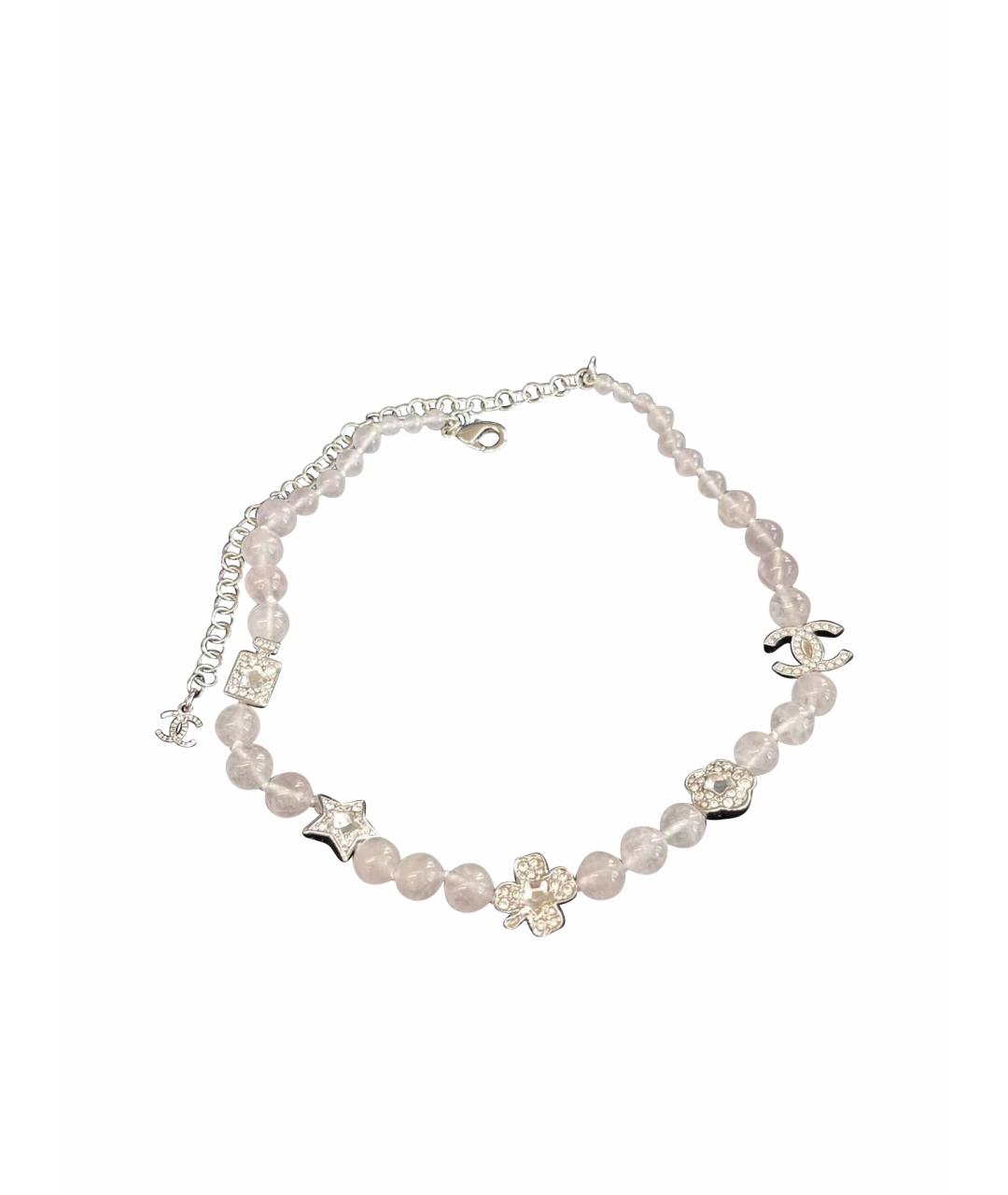 CHANEL Белое колье, фото 1