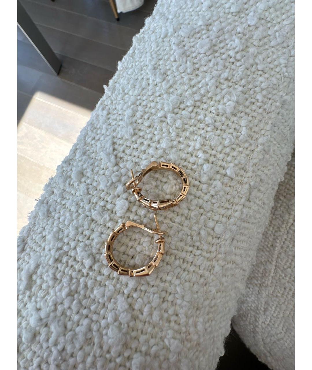 BVLGARI Розовые серьги из розового золота, фото 3