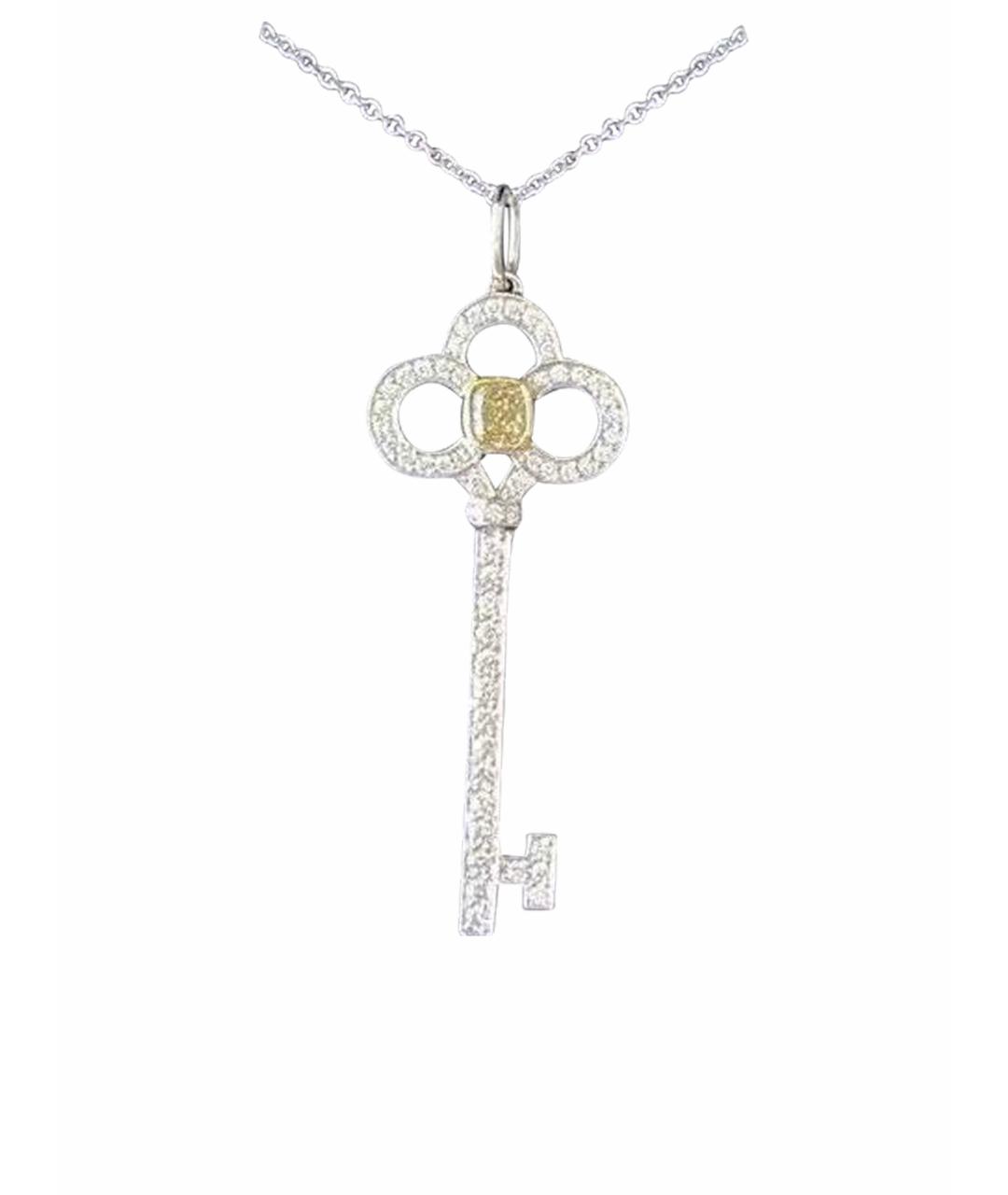 TIFFANY&CO Серебряное колье из белого золота, фото 1