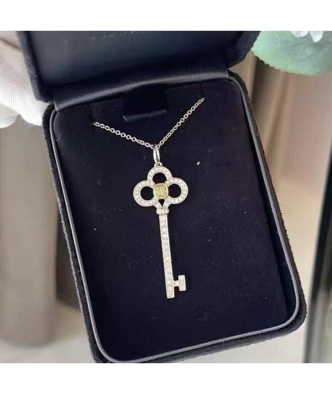 TIFFANY&CO Серебряное колье из белого золота, фото 3