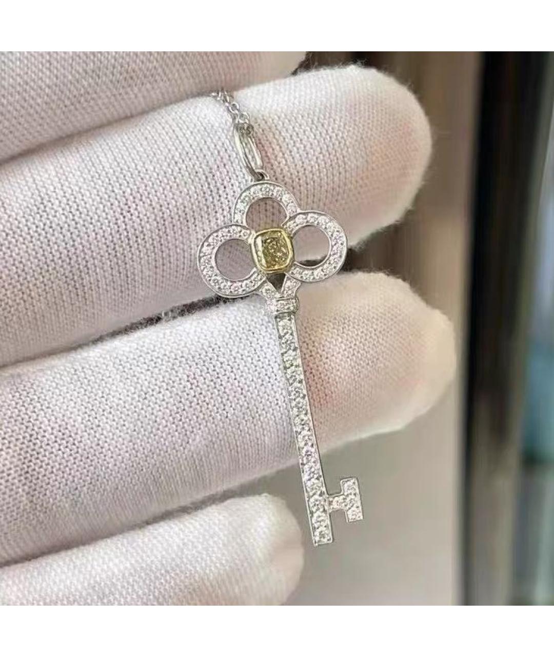 TIFFANY&CO Серебряное колье из белого золота, фото 4