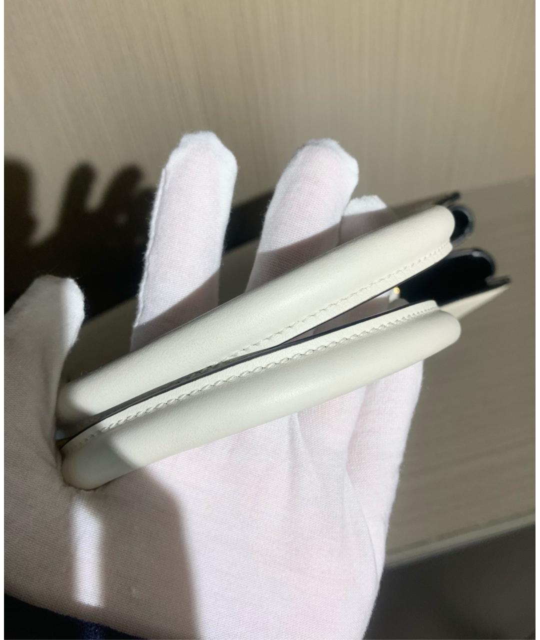 PRADA Белая кожаная сумка тоут, фото 7