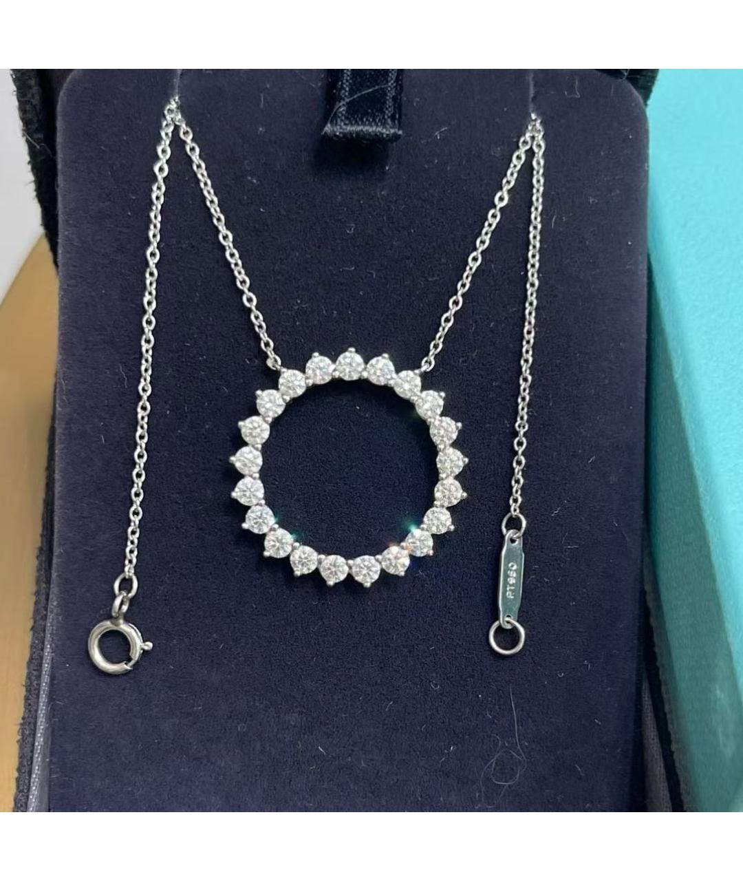 TIFFANY&CO Белое платиновое колье, фото 7