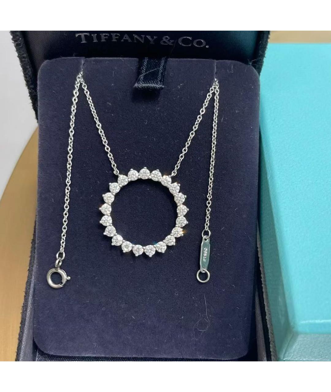 TIFFANY&CO Белое платиновое колье, фото 2