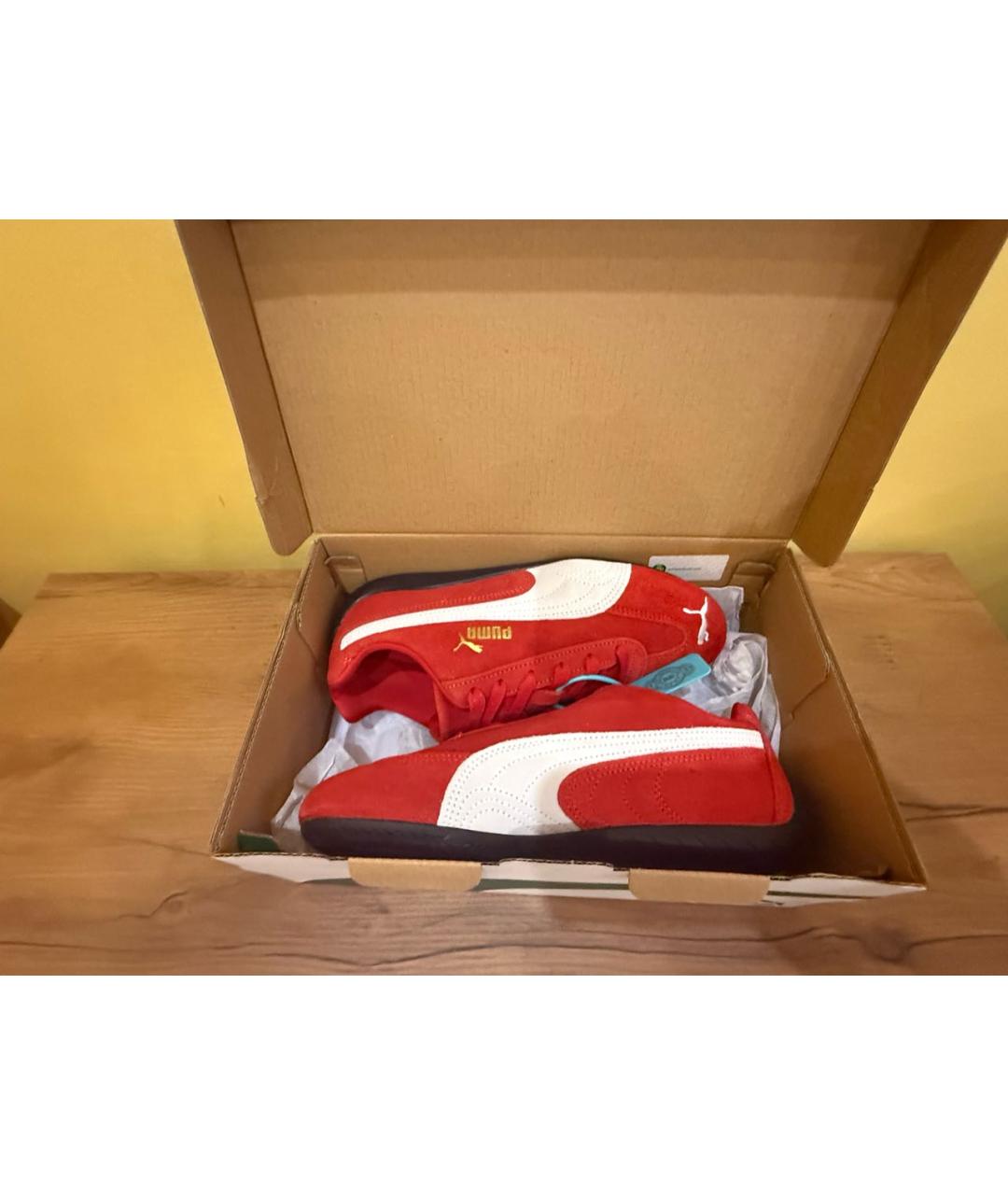 PUMA Красные замшевые кеды, фото 5