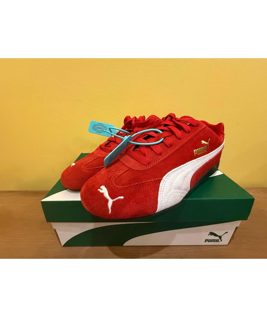 PUMA Красные замшевые кеды, фото 2