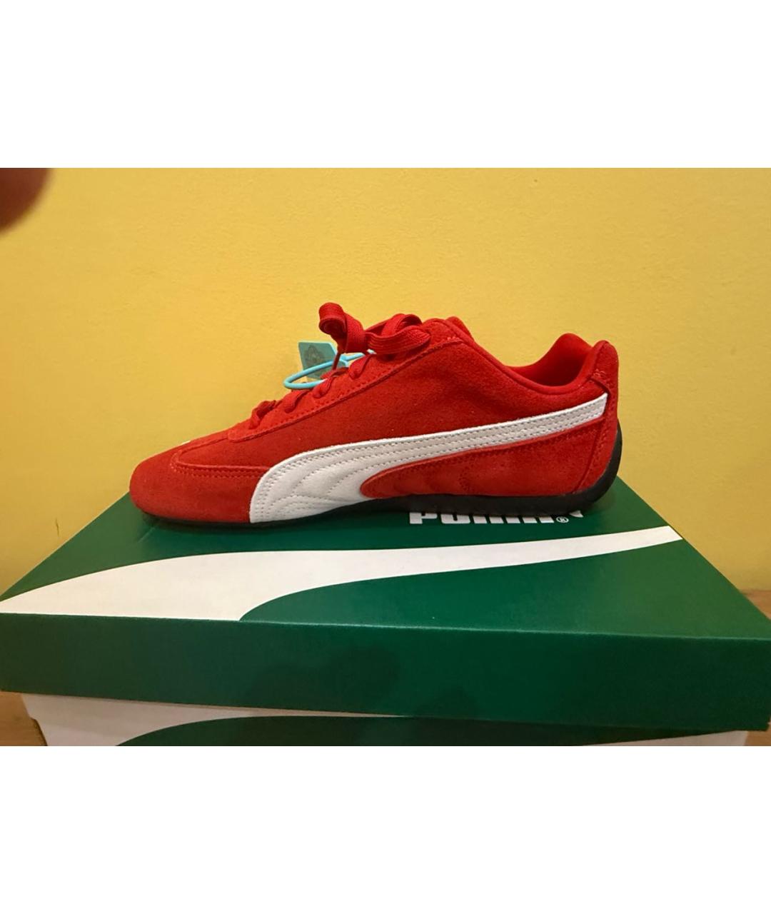PUMA Красные замшевые кеды, фото 8