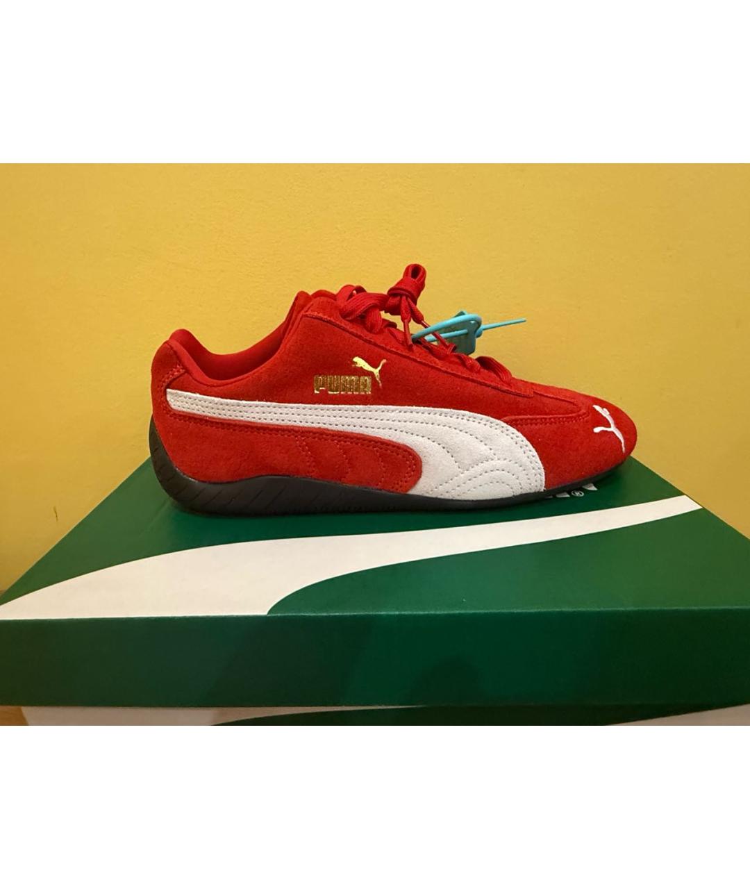 PUMA Красные замшевые кеды, фото 3