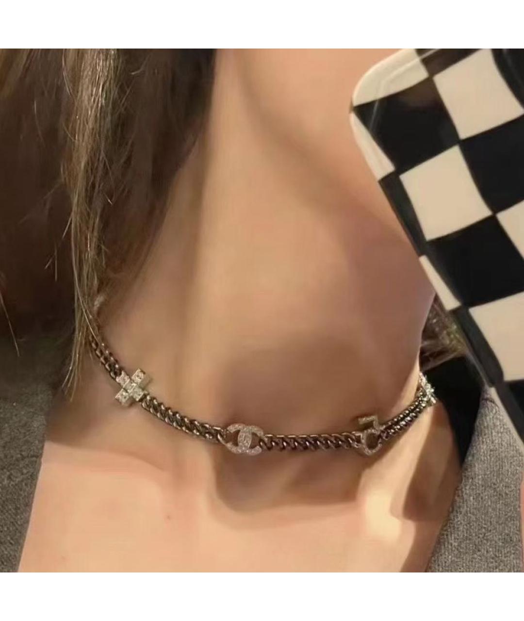 CHANEL Серебрянный чокер, фото 5