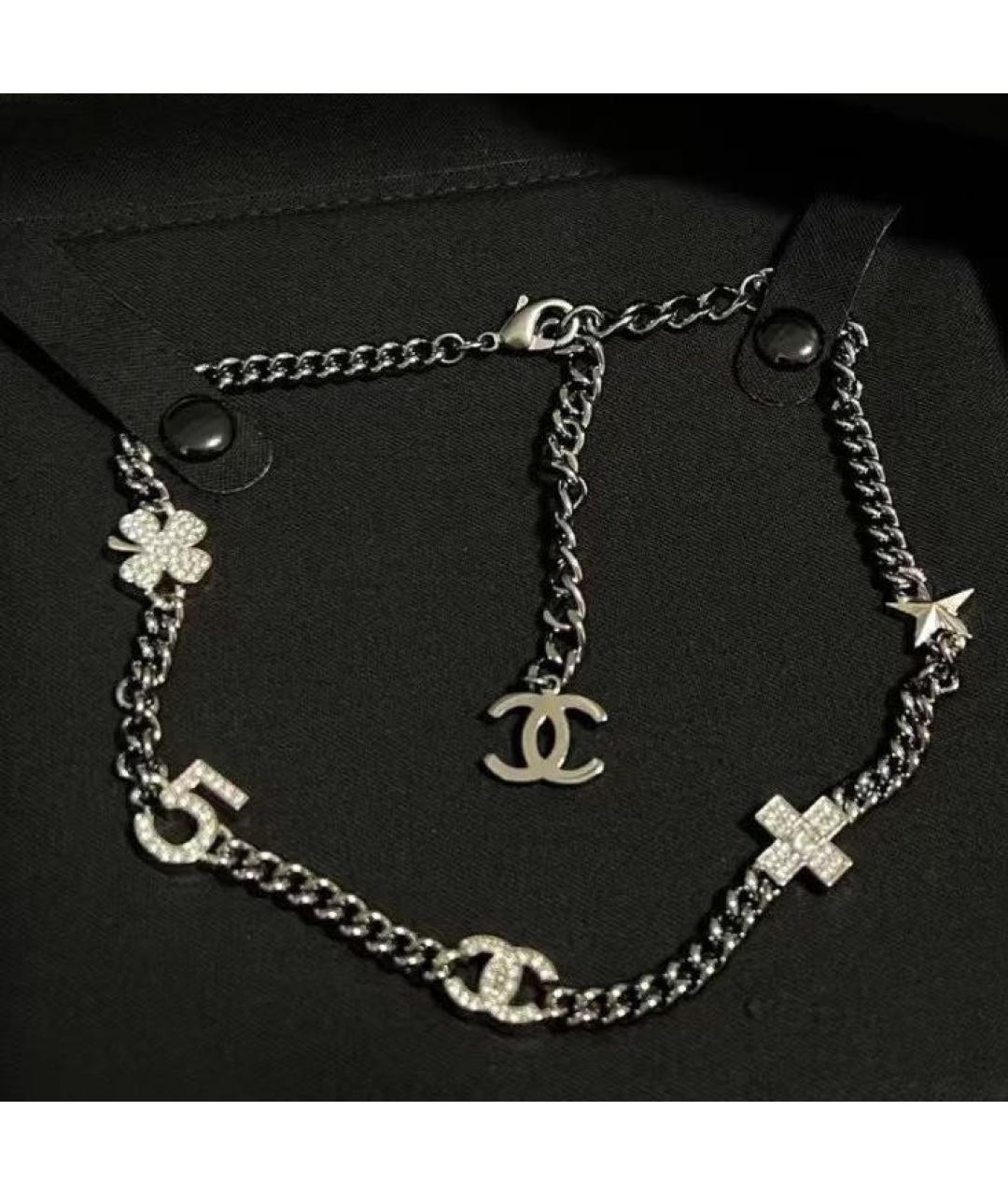 CHANEL Серебрянный чокер, фото 3
