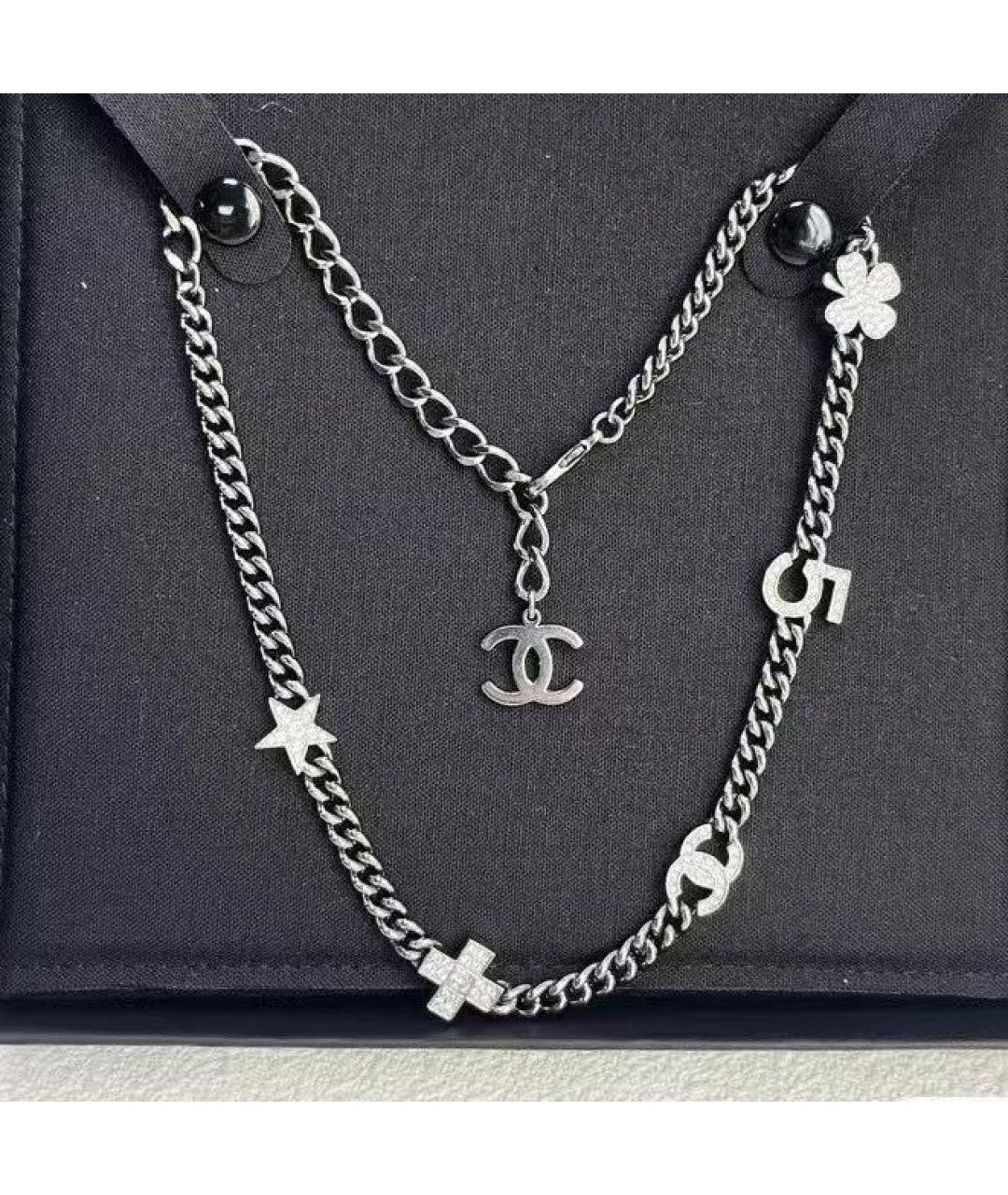 CHANEL Серебрянный чокер, фото 4