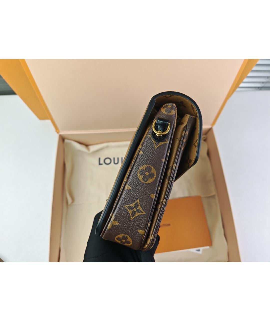 LOUIS VUITTON Коричневая сумка через плечо, фото 5