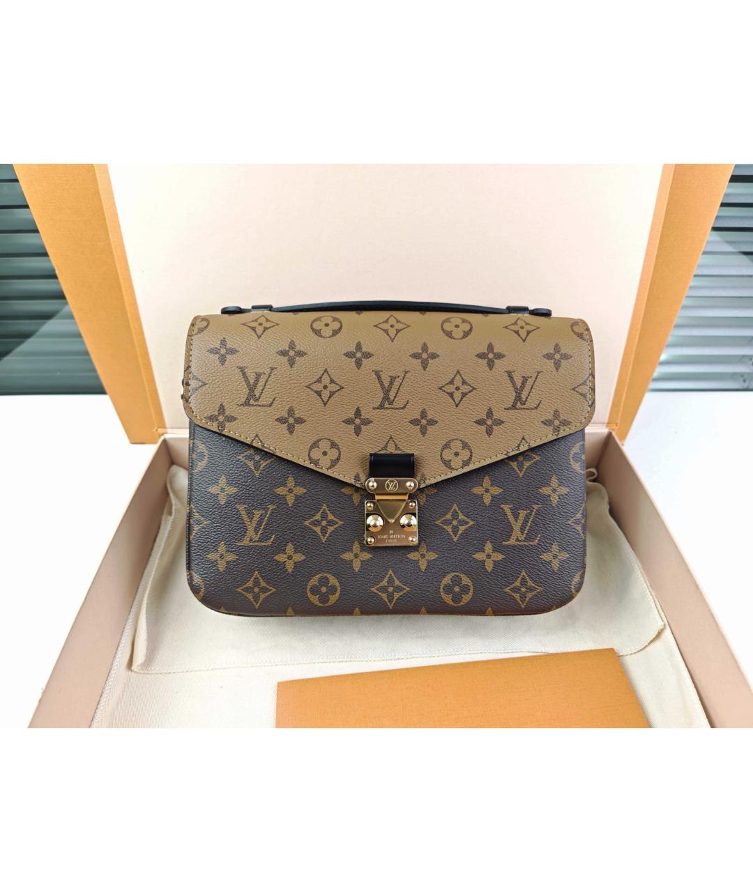 LOUIS VUITTON Коричневая сумка через плечо, фото 9