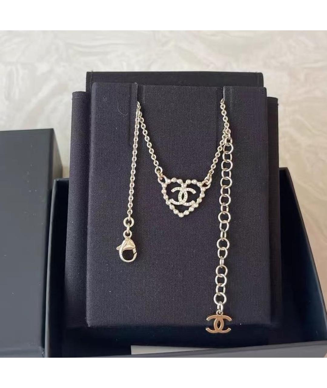 CHANEL Серебряное колье, фото 7