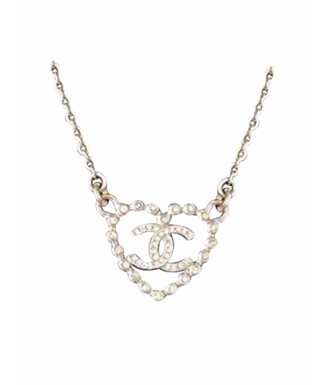 CHANEL Серебряное колье, фото 1