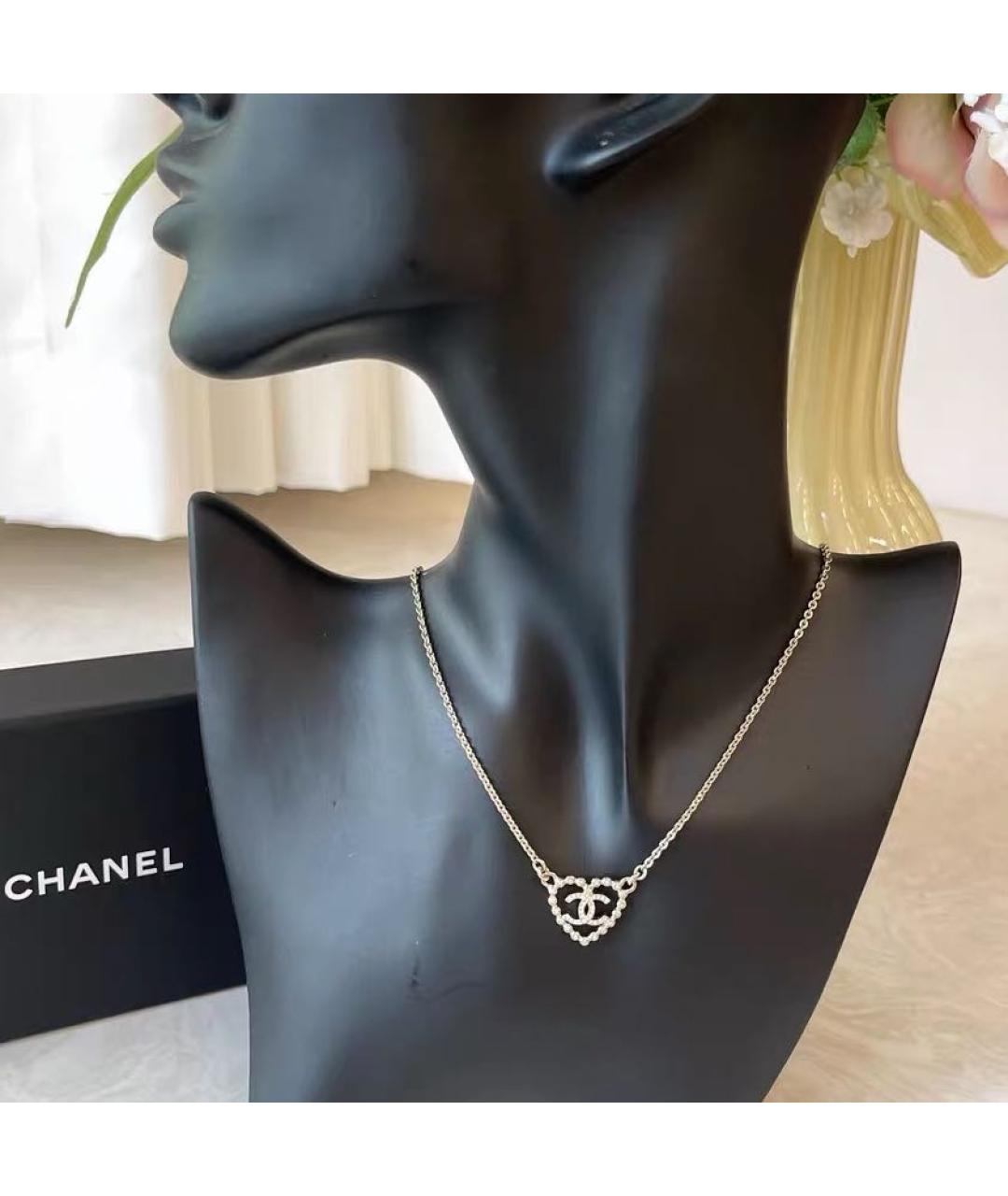 CHANEL Серебряное колье, фото 4