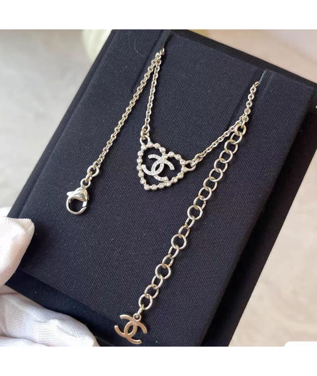 CHANEL Серебряное колье, фото 2
