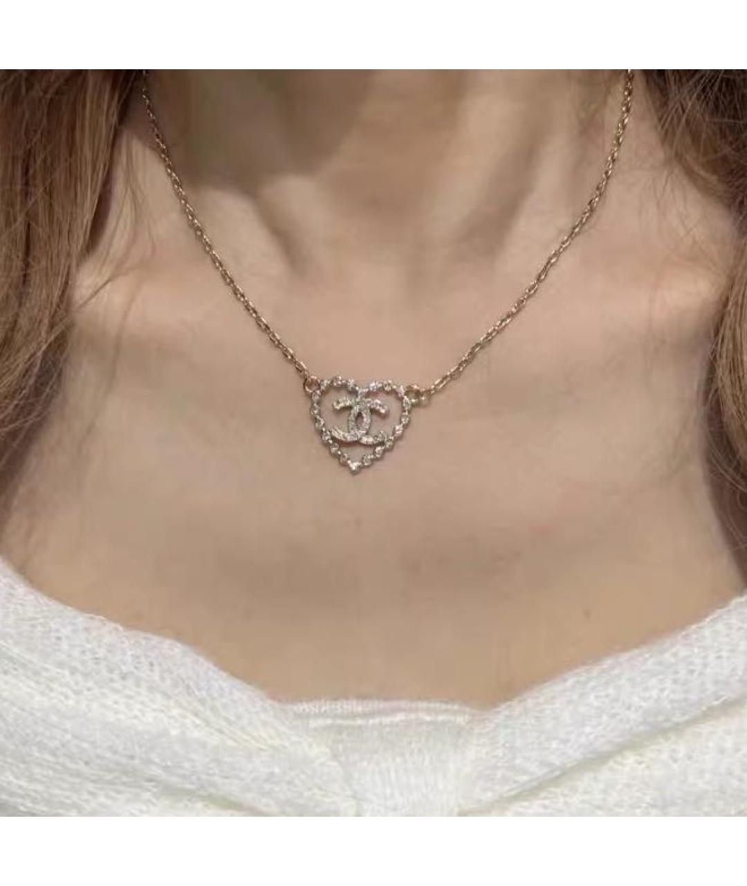 CHANEL Серебряное колье, фото 6