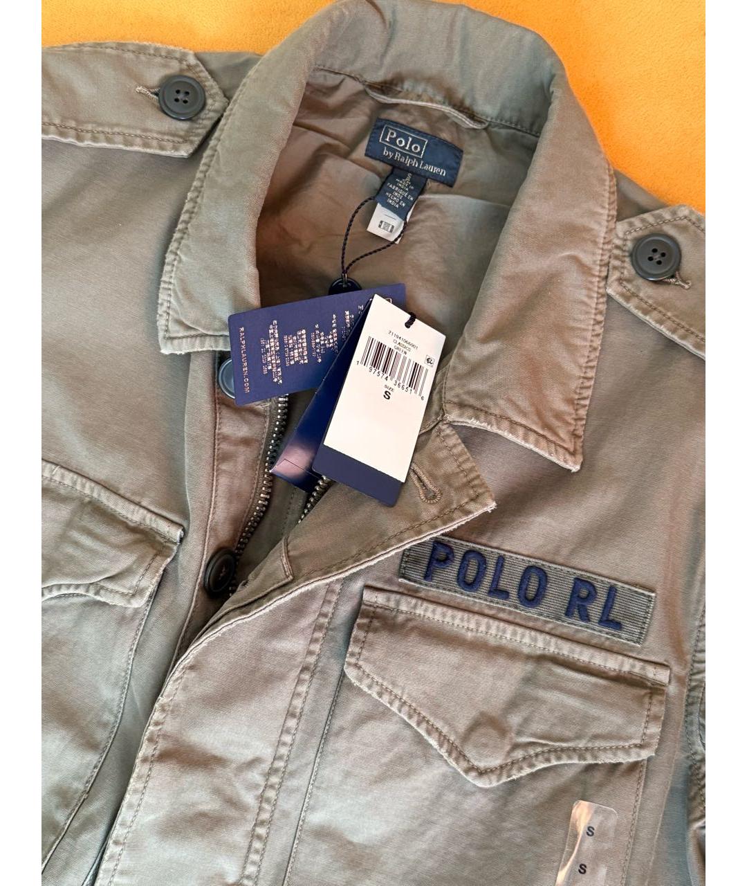 POLO RALPH LAUREN Хаки хлопковая парка, фото 3