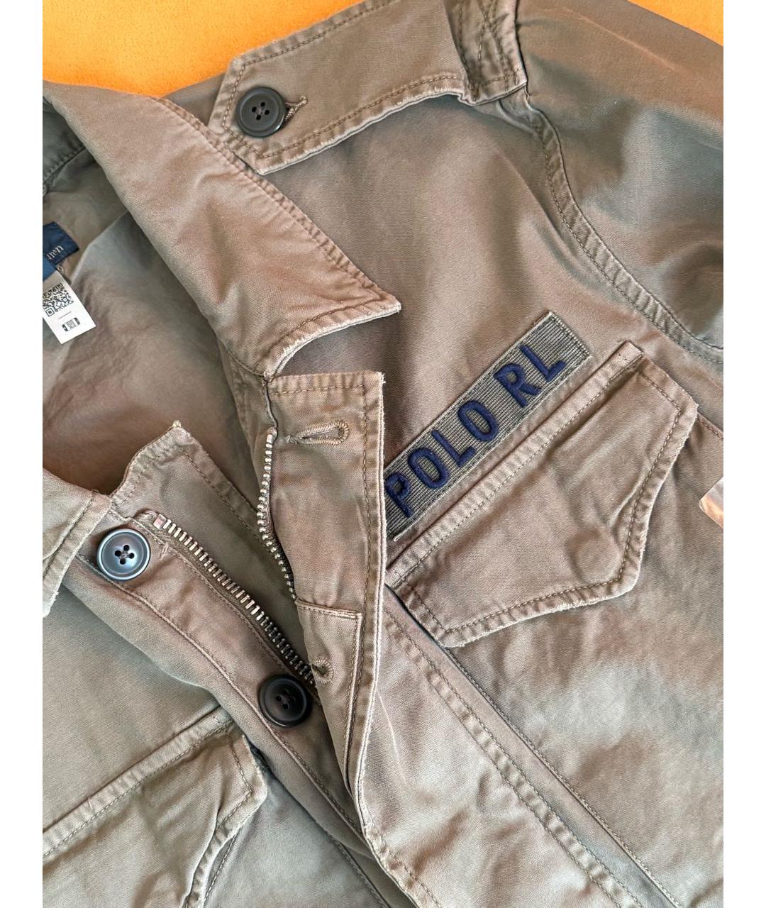POLO RALPH LAUREN Хаки хлопковая парка, фото 4