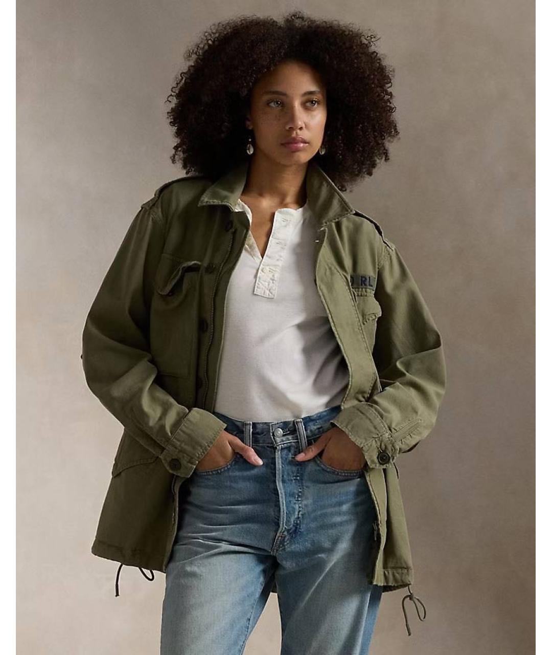 POLO RALPH LAUREN Хаки хлопковая парка, фото 8