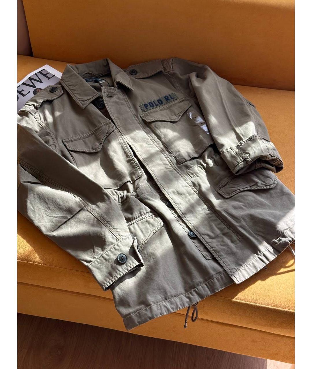 POLO RALPH LAUREN Хаки хлопковая парка, фото 5
