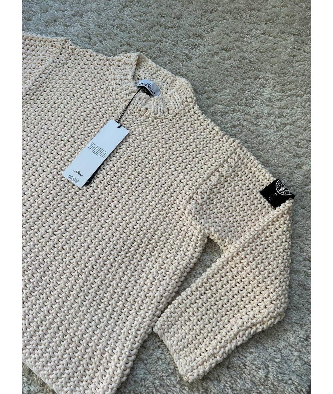 STONE ISLAND Розовый вискозный джемпер / свитер, фото 3