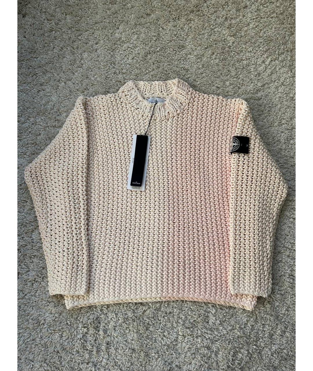 STONE ISLAND Розовый вискозный джемпер / свитер, фото 2