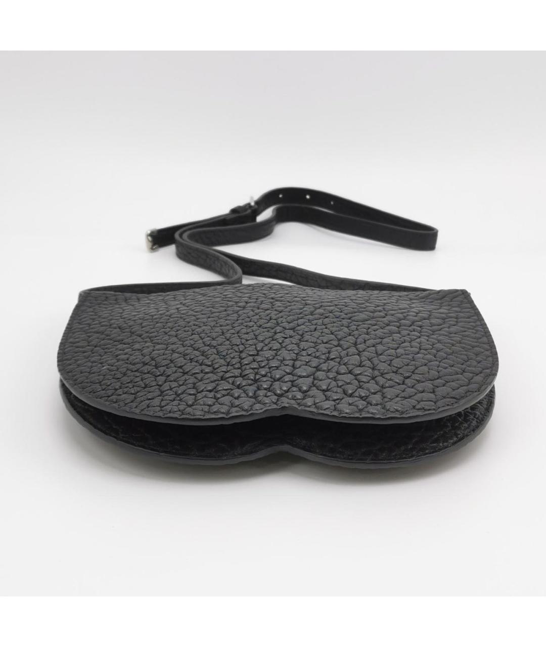 BURBERRY Черная кожаная сумка через плечо, фото 3