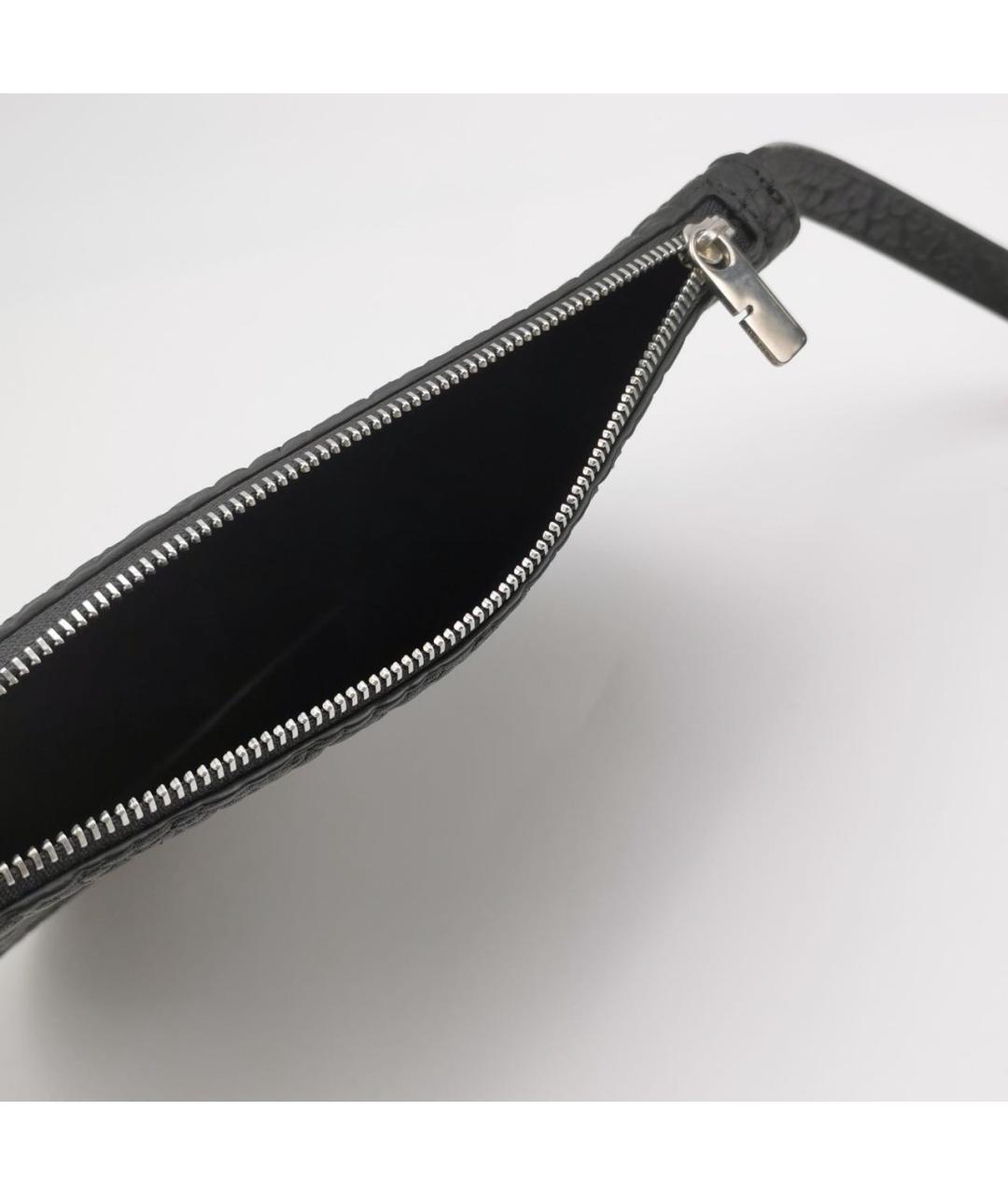 BURBERRY Черная кожаная сумка через плечо, фото 4