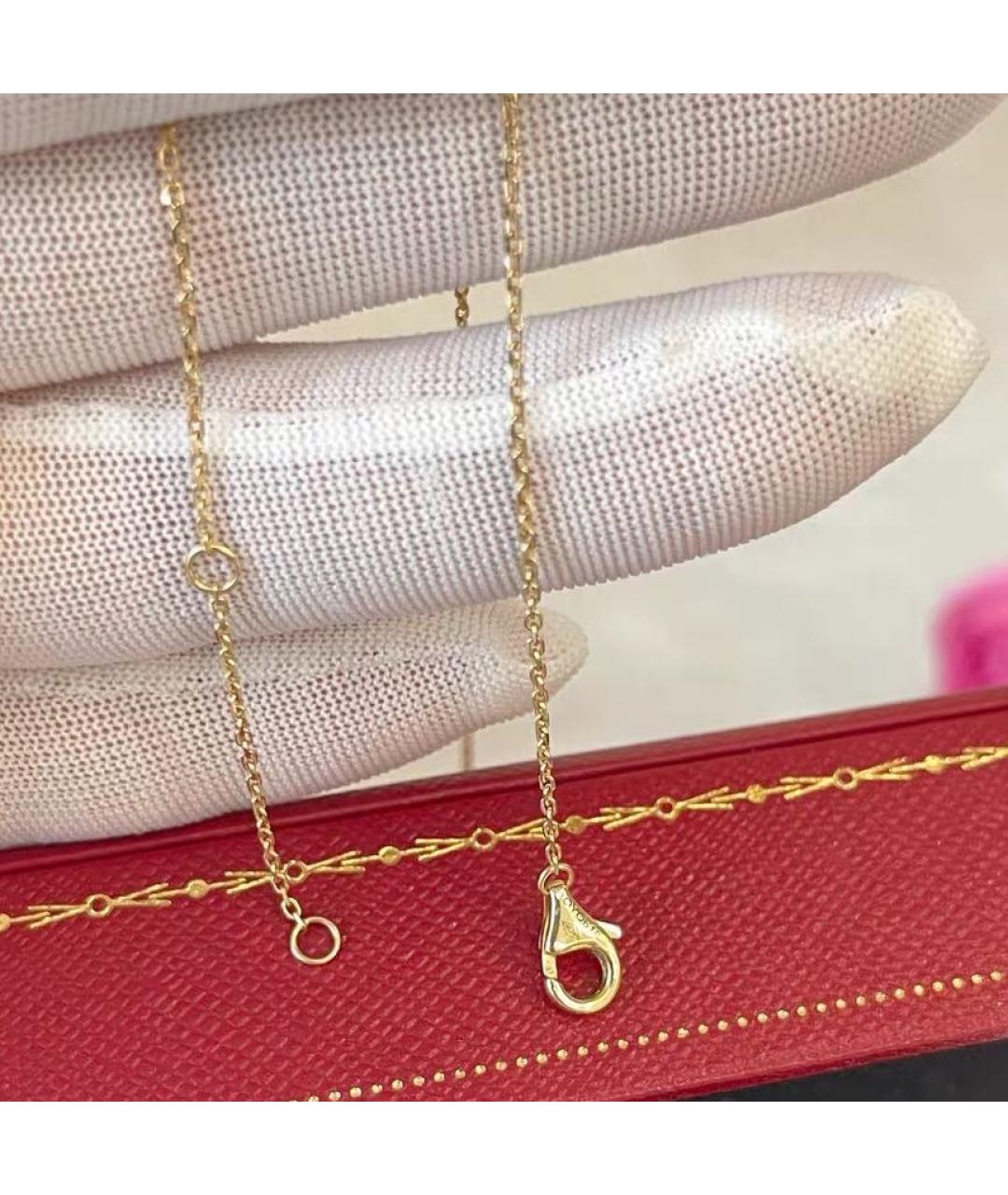 CARTIER Белое колье из желтого золота, фото 5