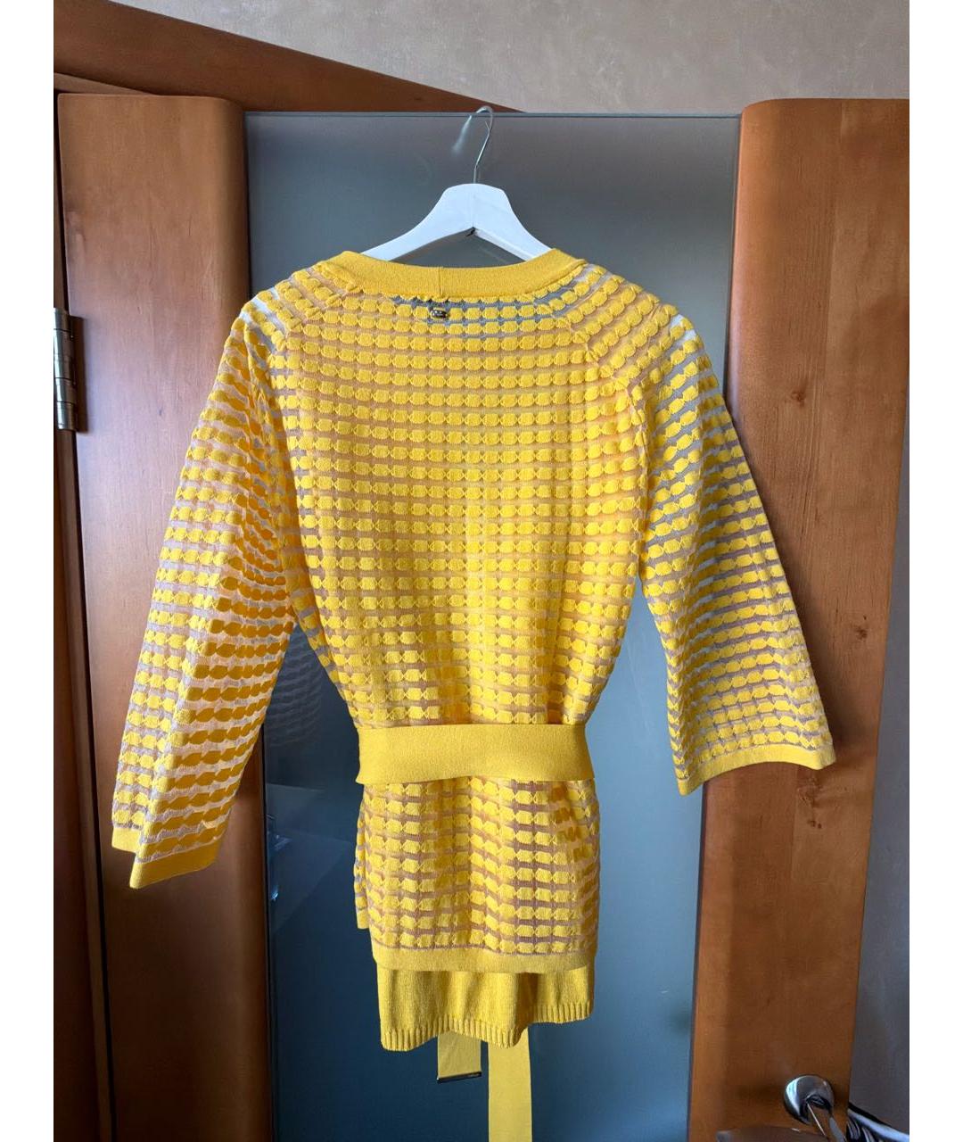 ESCADA Желтый вискозный джемпер / свитер, фото 2