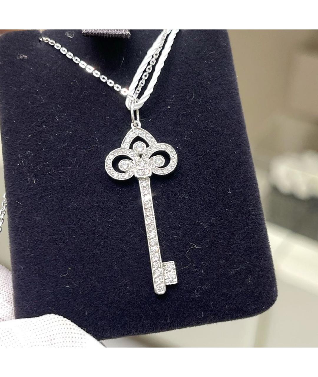 TIFFANY&CO Серебряное платиновое колье, фото 2