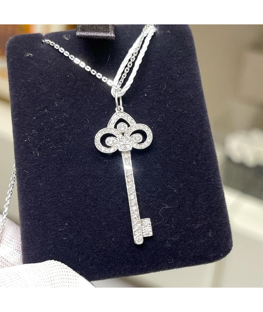 TIFFANY&CO Серебряное платиновое колье, фото 6