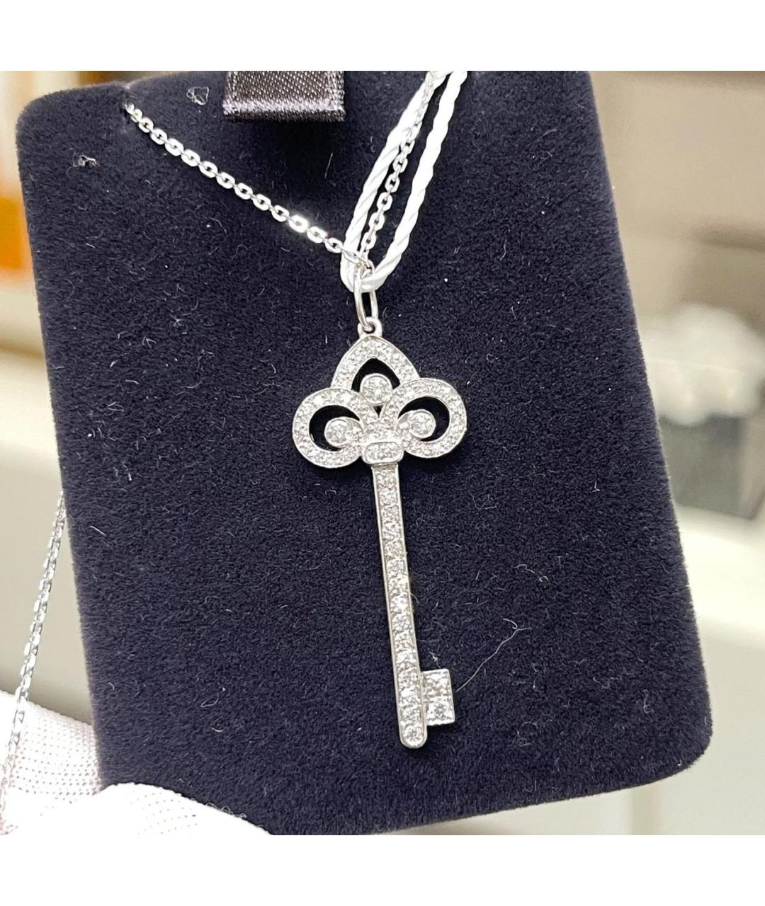 TIFFANY&CO Серебряное платиновое колье, фото 4