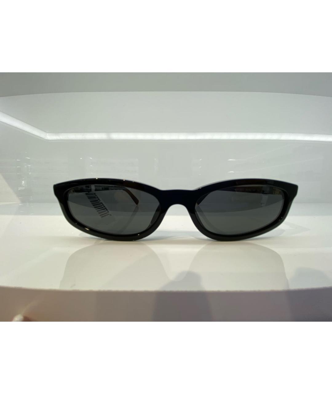 MIU MIU Черные пластиковые солнцезащитные очки, фото 3