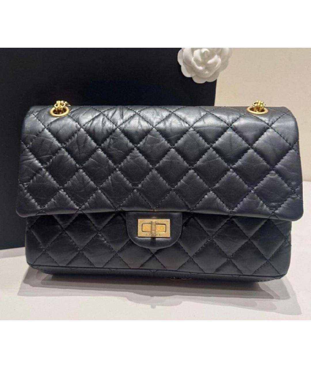 CHANEL Черная кожаная сумка через плечо, фото 4