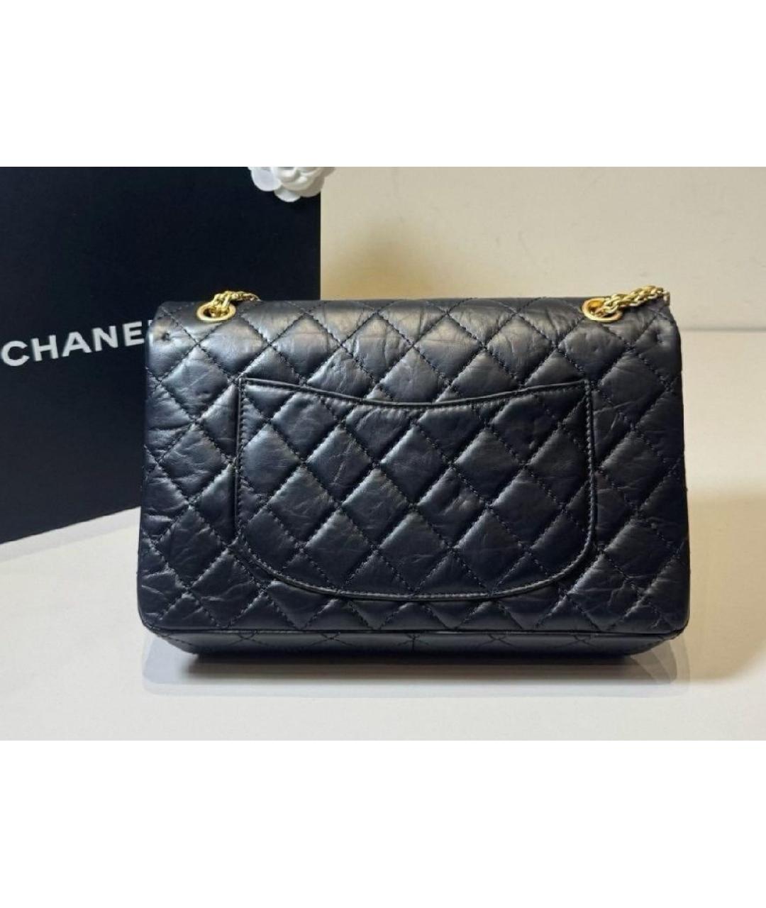 CHANEL Черная кожаная сумка через плечо, фото 2