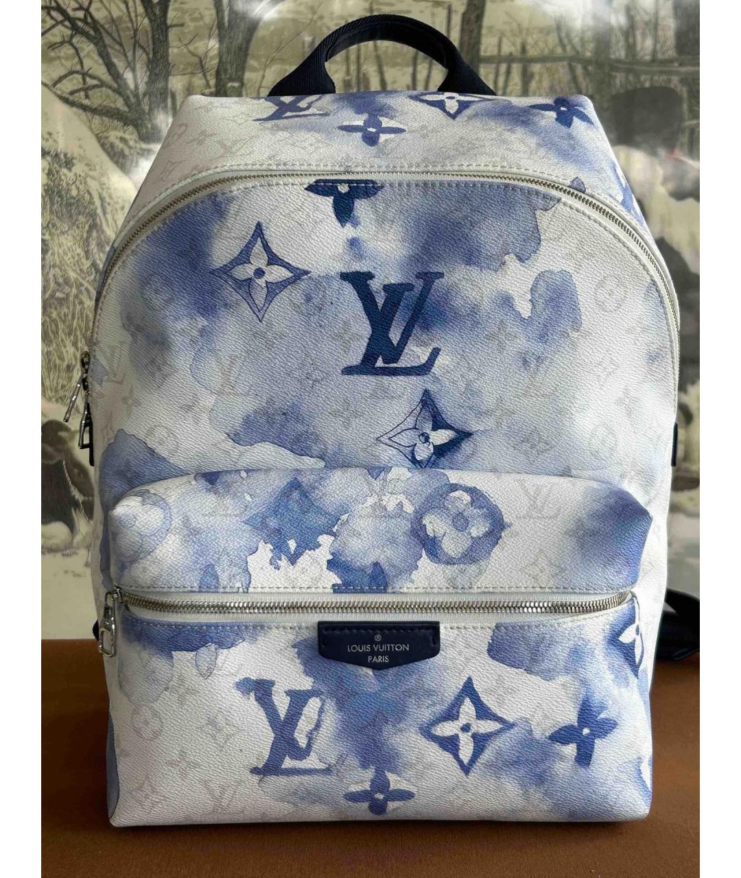 LOUIS VUITTON Белый кожаный рюкзак, фото 8