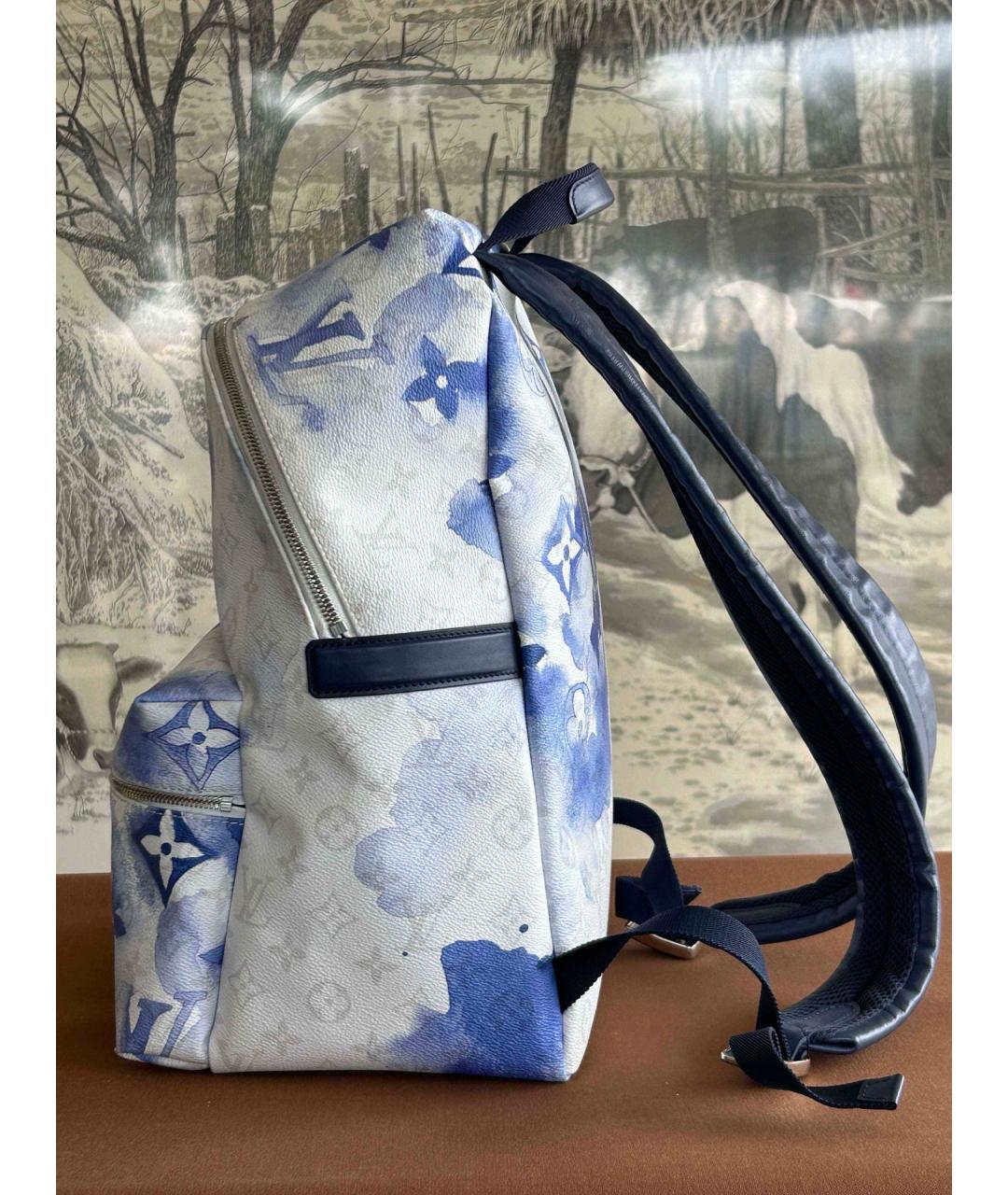 LOUIS VUITTON Белый кожаный рюкзак, фото 4