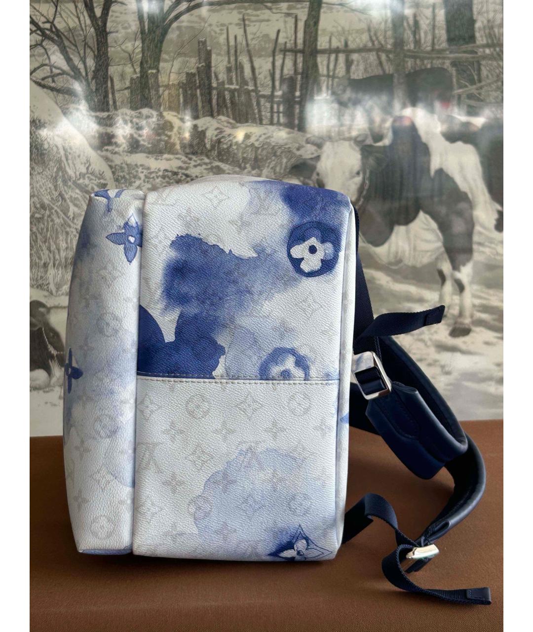 LOUIS VUITTON Белый кожаный рюкзак, фото 5